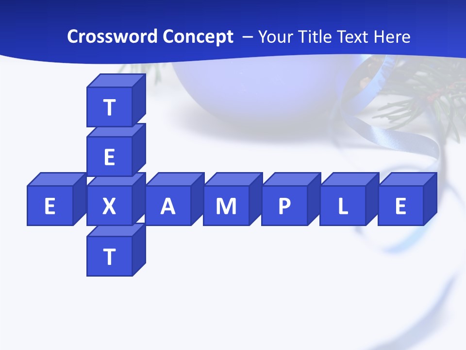 Xmas Forest Branch PowerPoint Template