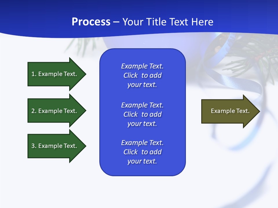 Xmas Forest Branch PowerPoint Template