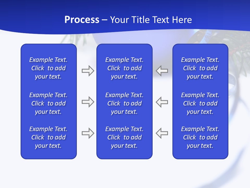 Xmas Forest Branch PowerPoint Template