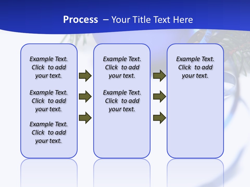 Xmas Forest Branch PowerPoint Template