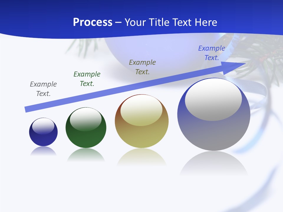Xmas Forest Branch PowerPoint Template
