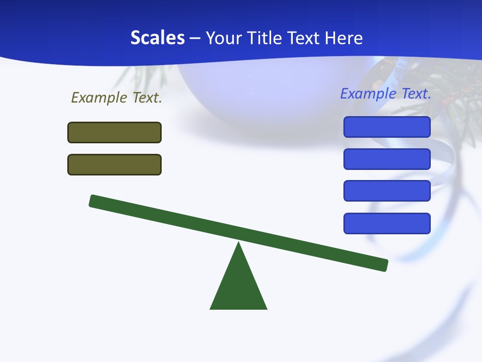Xmas Forest Branch PowerPoint Template