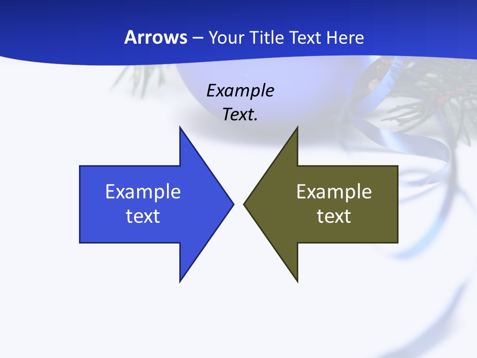 Xmas Forest Branch PowerPoint Template