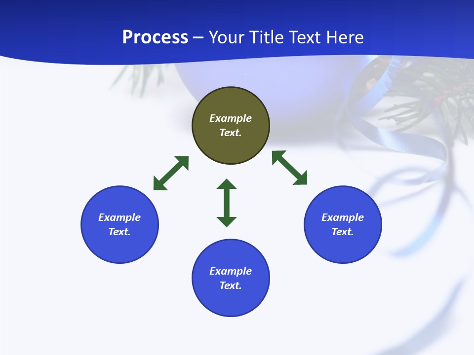 Xmas Forest Branch PowerPoint Template