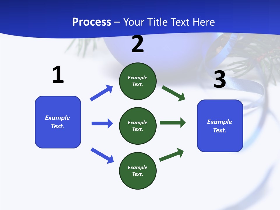 Xmas Forest Branch PowerPoint Template