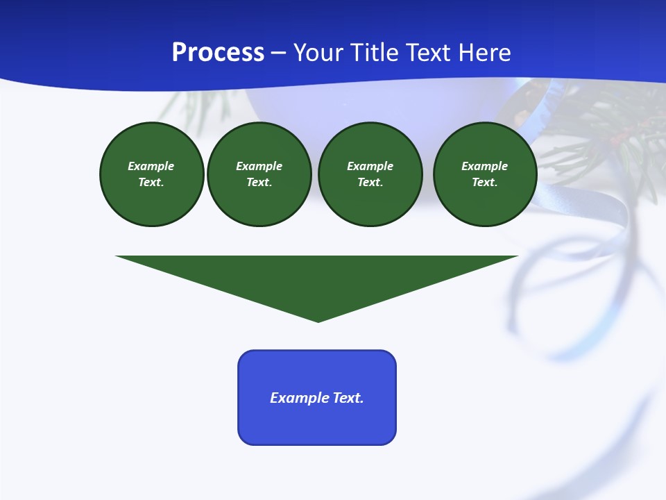 Xmas Forest Branch PowerPoint Template
