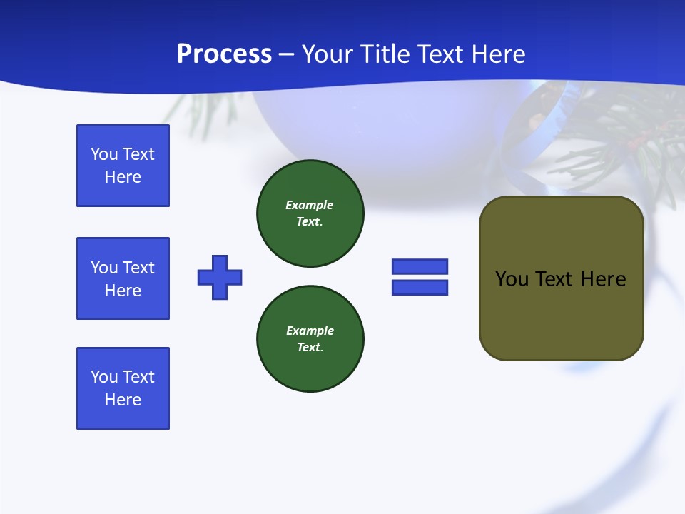Xmas Forest Branch PowerPoint Template