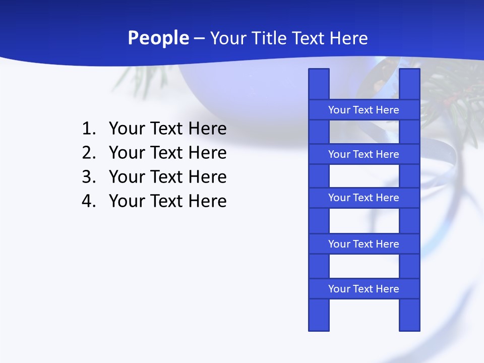 Xmas Forest Branch PowerPoint Template