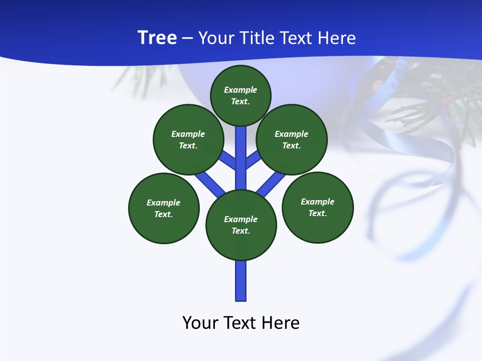 Xmas Forest Branch PowerPoint Template