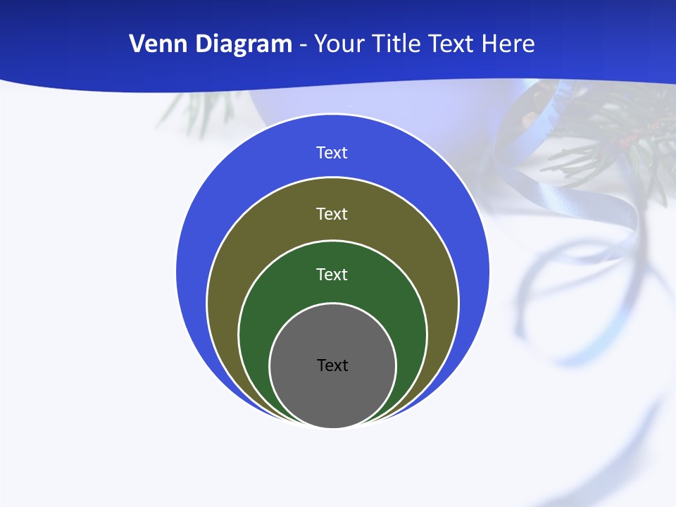 Xmas Forest Branch PowerPoint Template
