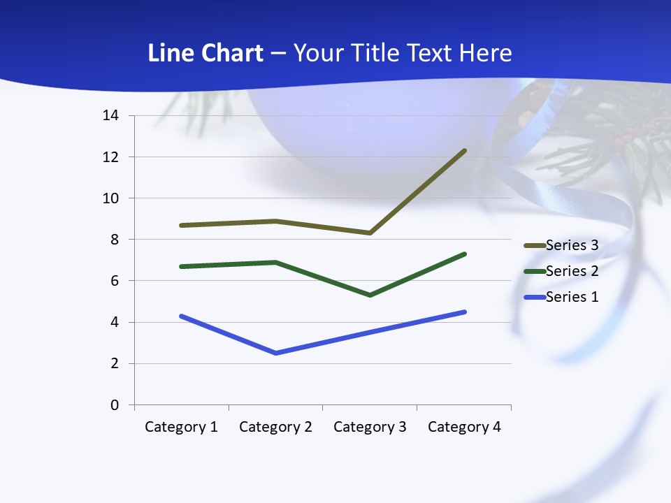 Xmas Forest Branch PowerPoint Template