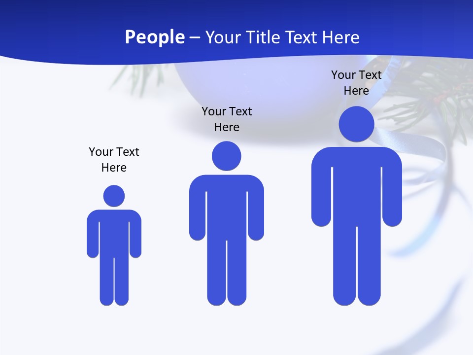 Xmas Forest Branch PowerPoint Template