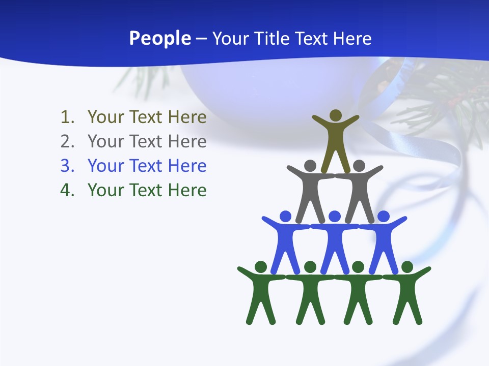 Xmas Forest Branch PowerPoint Template