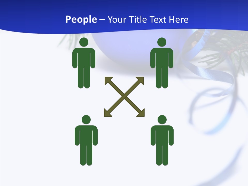 Xmas Forest Branch PowerPoint Template