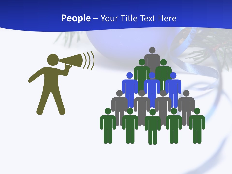 Xmas Forest Branch PowerPoint Template