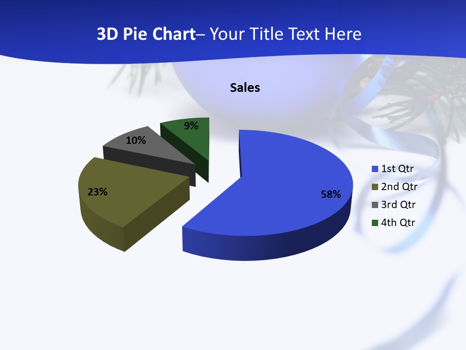Xmas Forest Branch PowerPoint Template