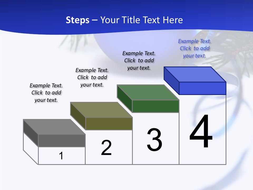Xmas Forest Branch PowerPoint Template