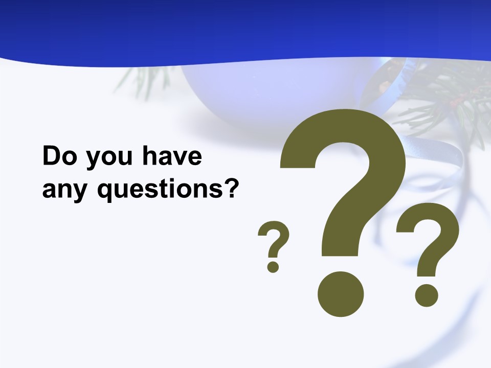 Xmas Forest Branch PowerPoint Template