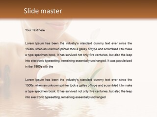 Pretty Flower Wellness PowerPoint Template