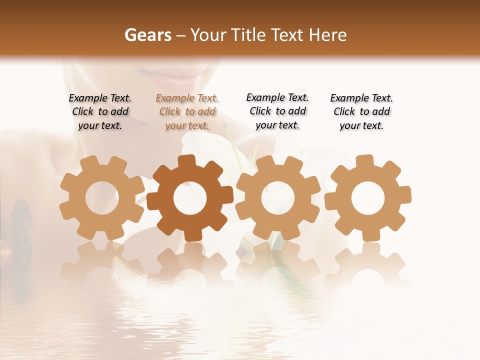 Pretty Flower Wellness PowerPoint Template