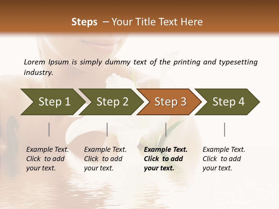 Pretty Flower Wellness PowerPoint Template