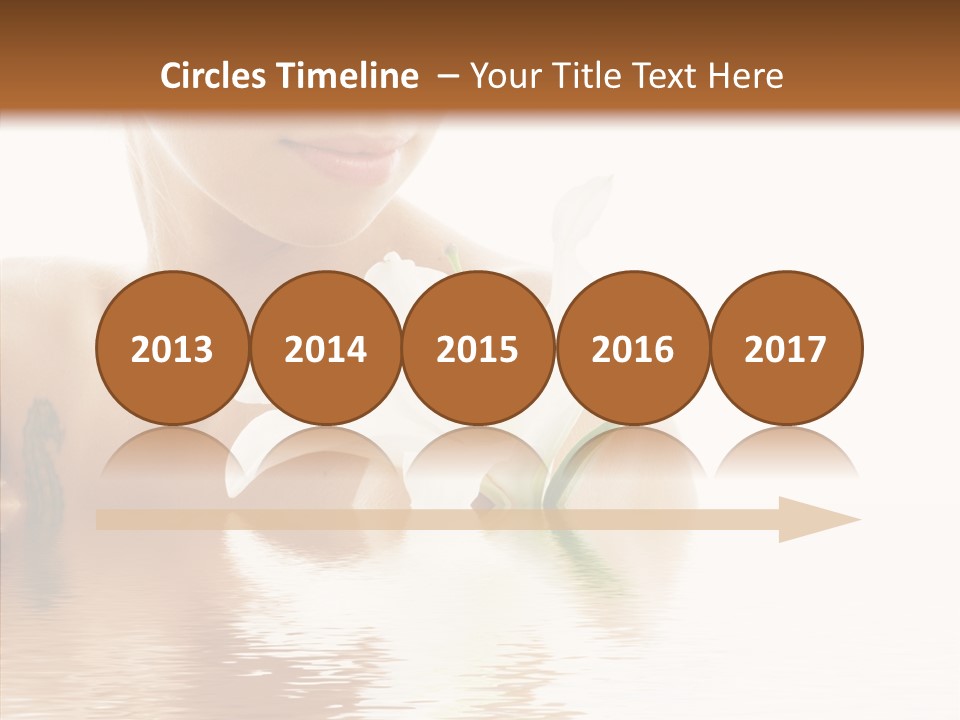 Pretty Flower Wellness PowerPoint Template