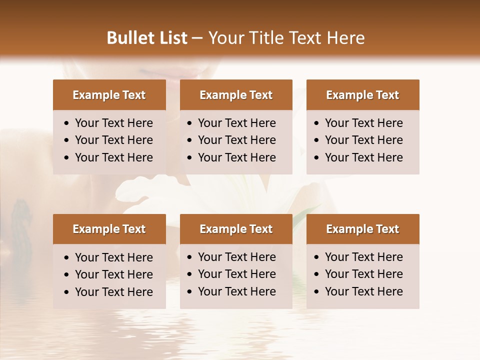 Pretty Flower Wellness PowerPoint Template