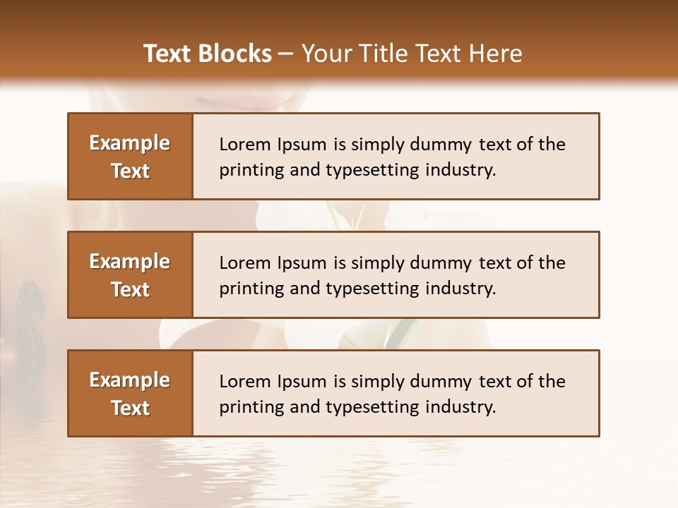 Pretty Flower Wellness PowerPoint Template