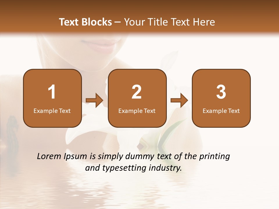 Pretty Flower Wellness PowerPoint Template