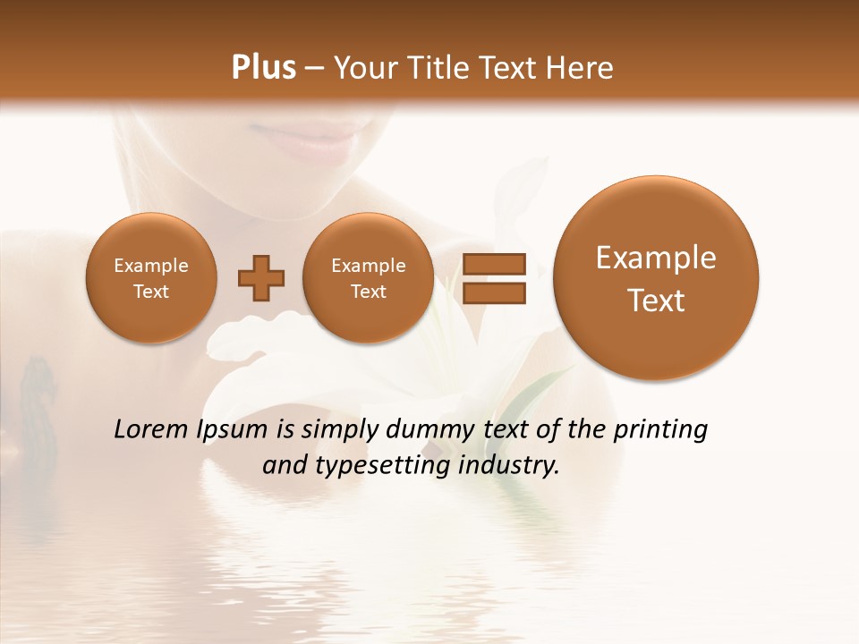 Pretty Flower Wellness PowerPoint Template