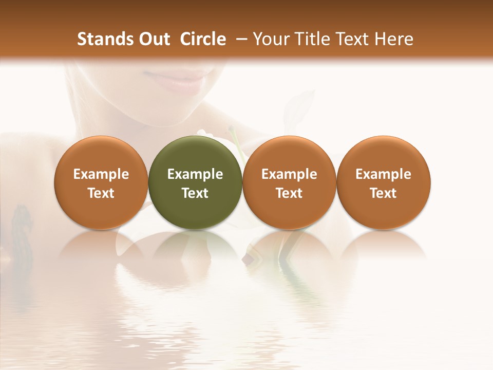 Pretty Flower Wellness PowerPoint Template