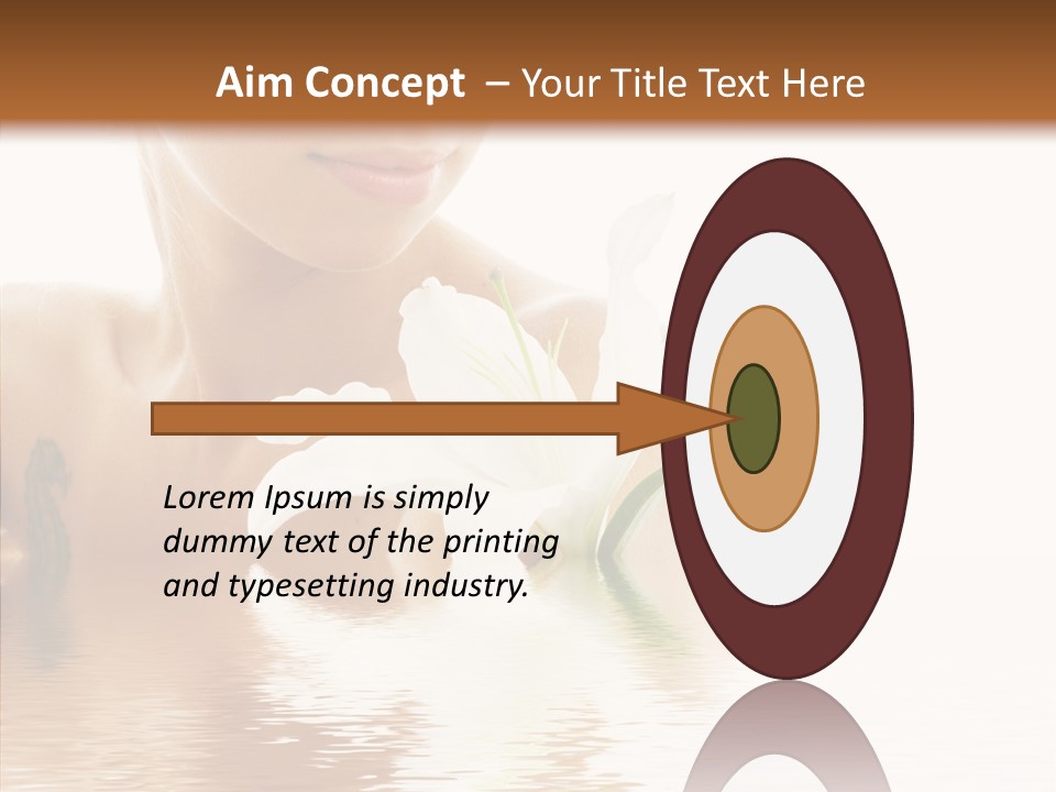 Pretty Flower Wellness PowerPoint Template