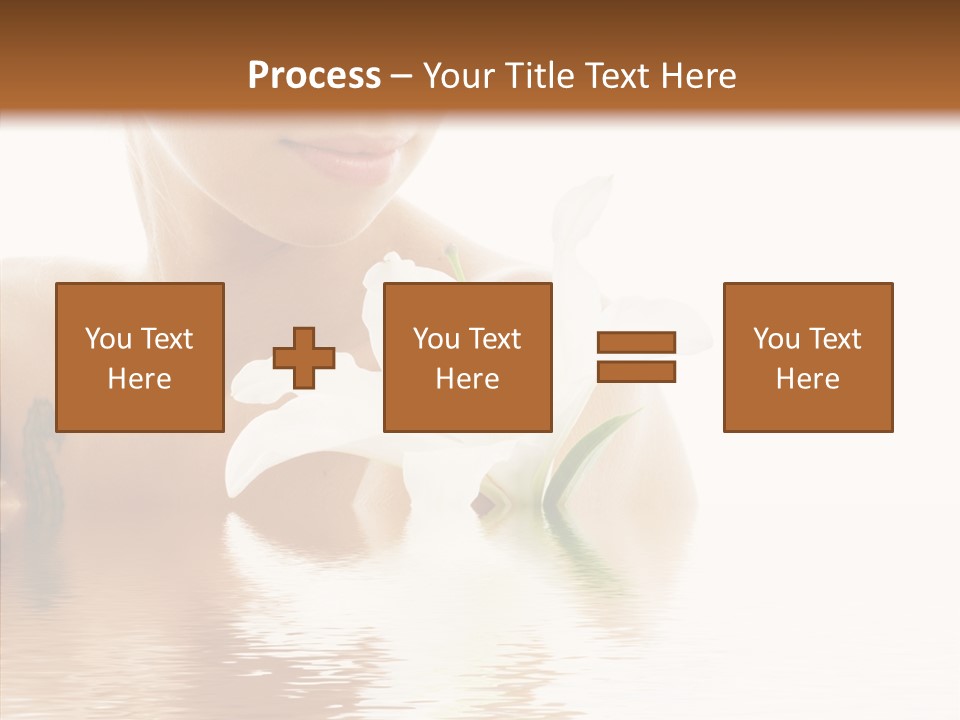 Pretty Flower Wellness PowerPoint Template