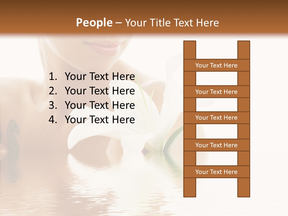 Pretty Flower Wellness PowerPoint Template