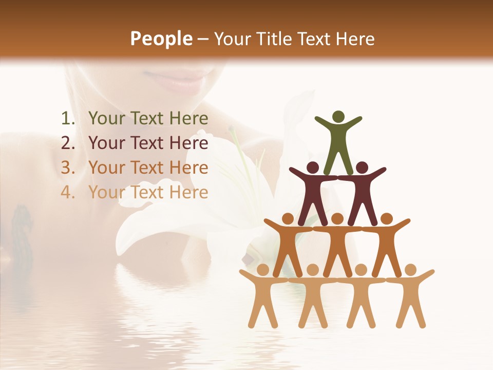 Pretty Flower Wellness PowerPoint Template