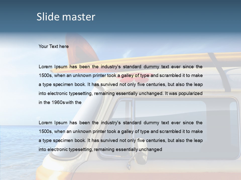 Summer Profile Surf PowerPoint Template