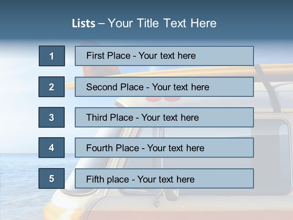 Summer Profile Surf PowerPoint Template