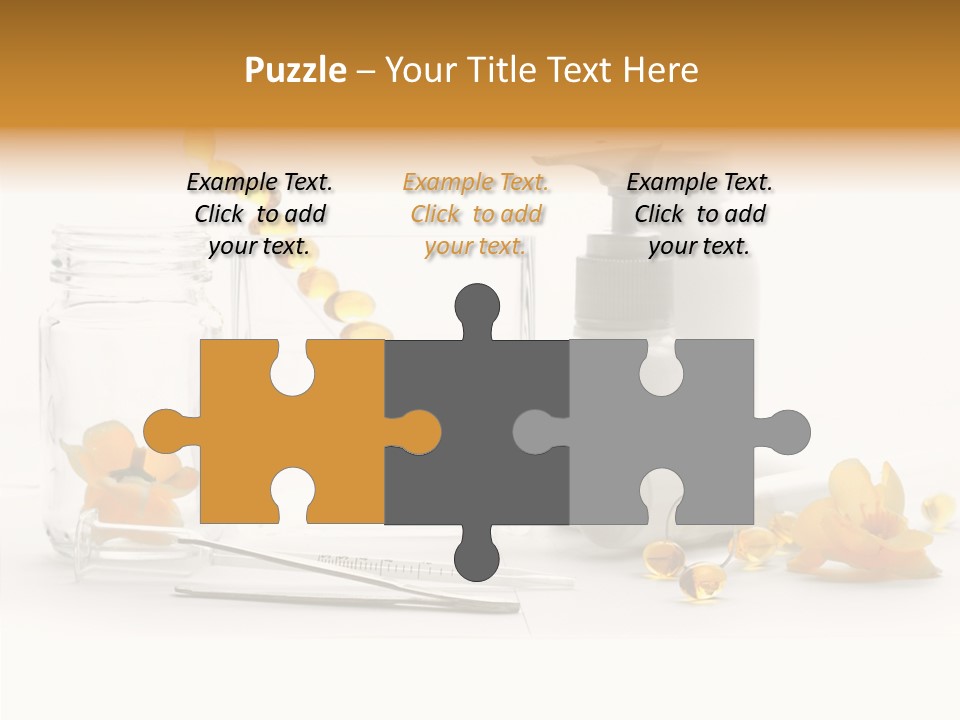 Medical Capsules Container PowerPoint Template