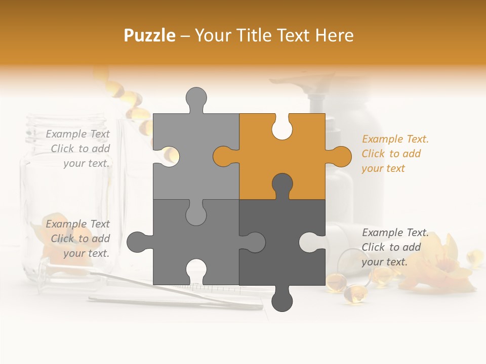 Medical Capsules Container PowerPoint Template