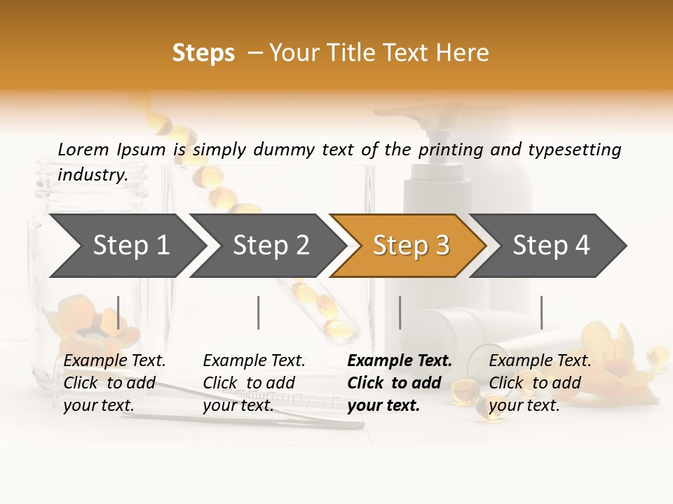 Medical Capsules Container PowerPoint Template