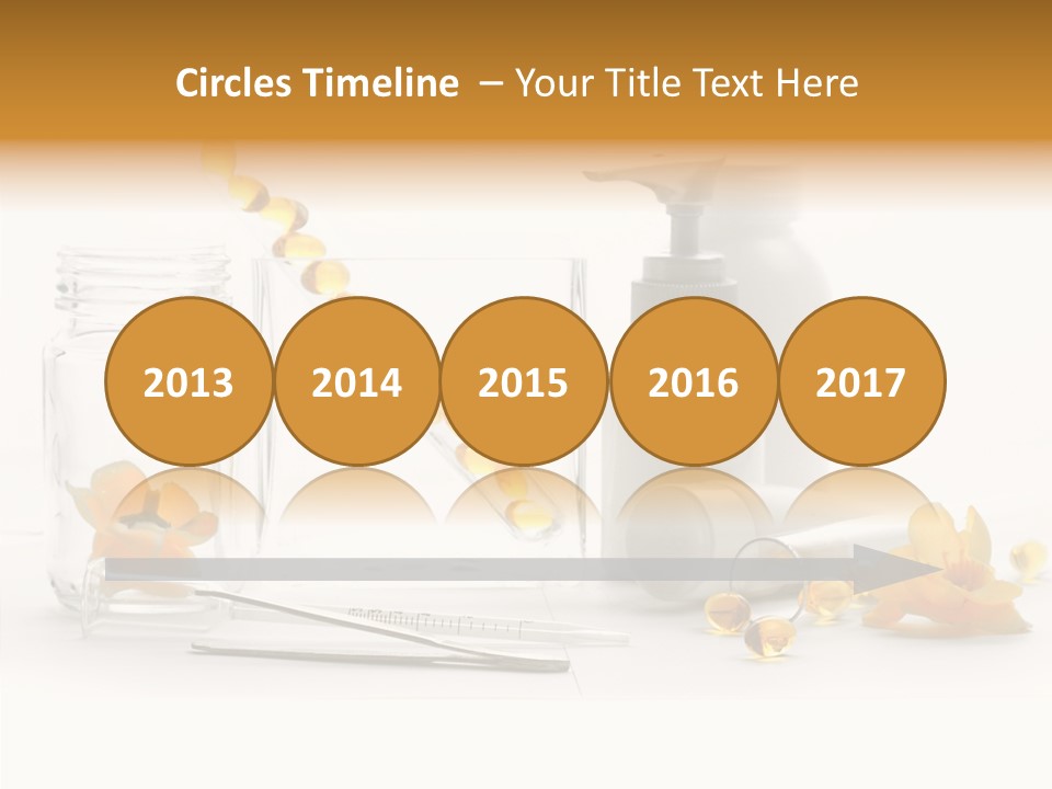 Medical Capsules Container PowerPoint Template