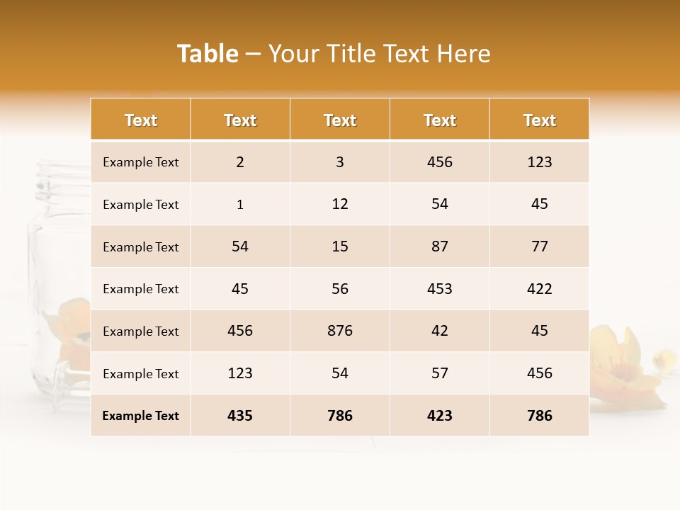 Medical Capsules Container PowerPoint Template