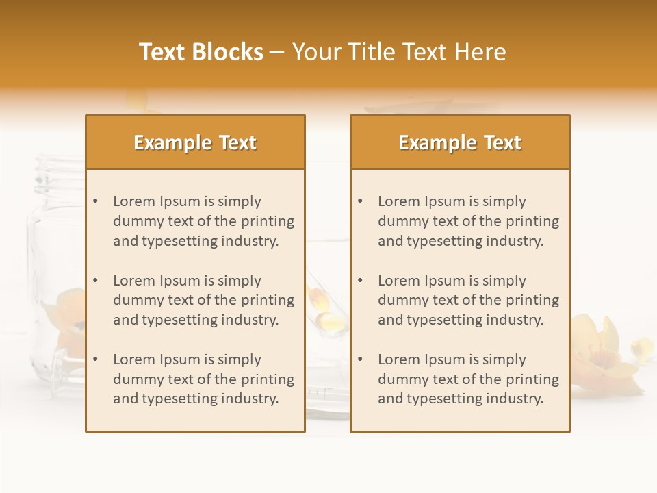 Medical Capsules Container PowerPoint Template