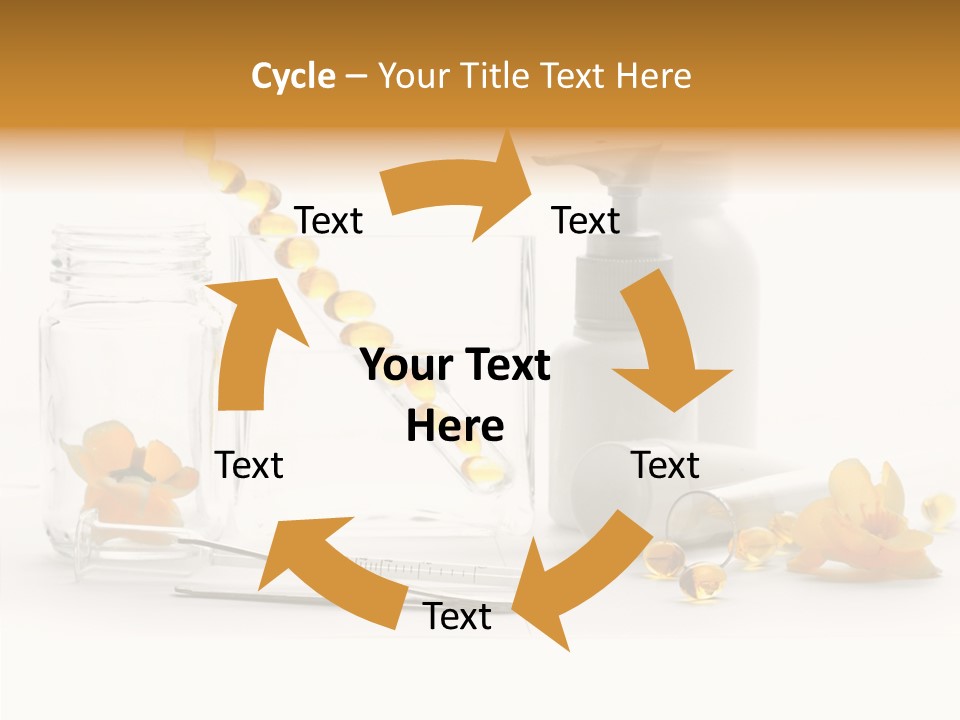 Medical Capsules Container PowerPoint Template