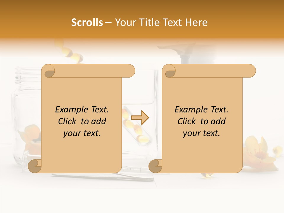 Medical Capsules Container PowerPoint Template