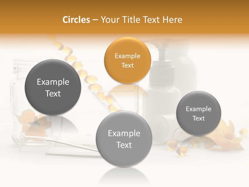 Medical Capsules Container PowerPoint Template