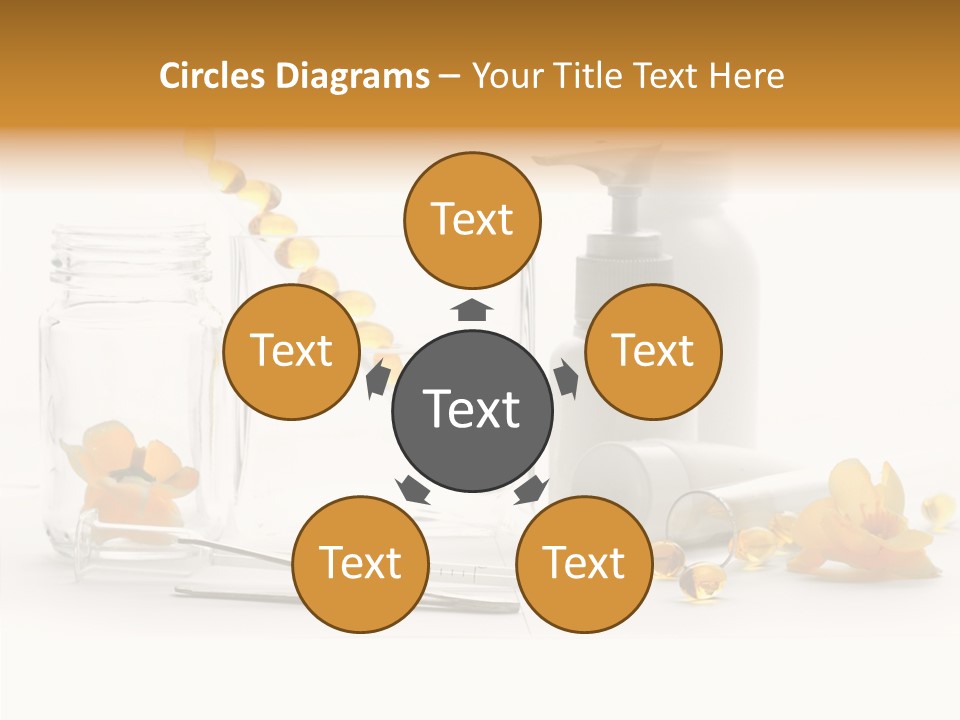 Medical Capsules Container PowerPoint Template