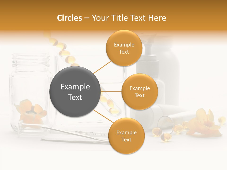 Medical Capsules Container PowerPoint Template