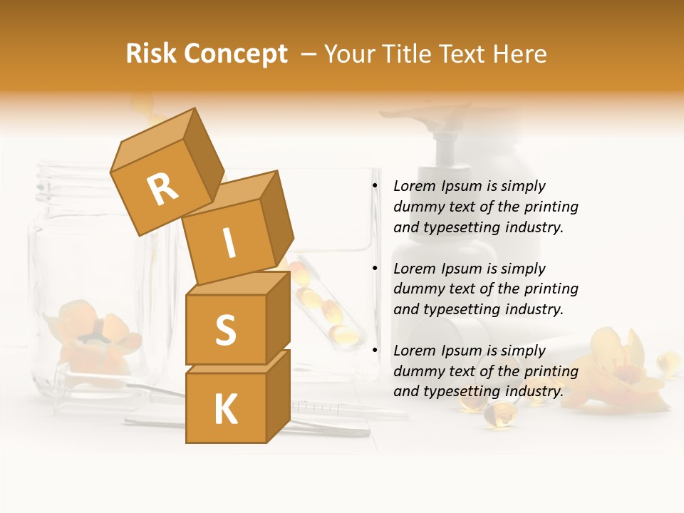 Medical Capsules Container PowerPoint Template