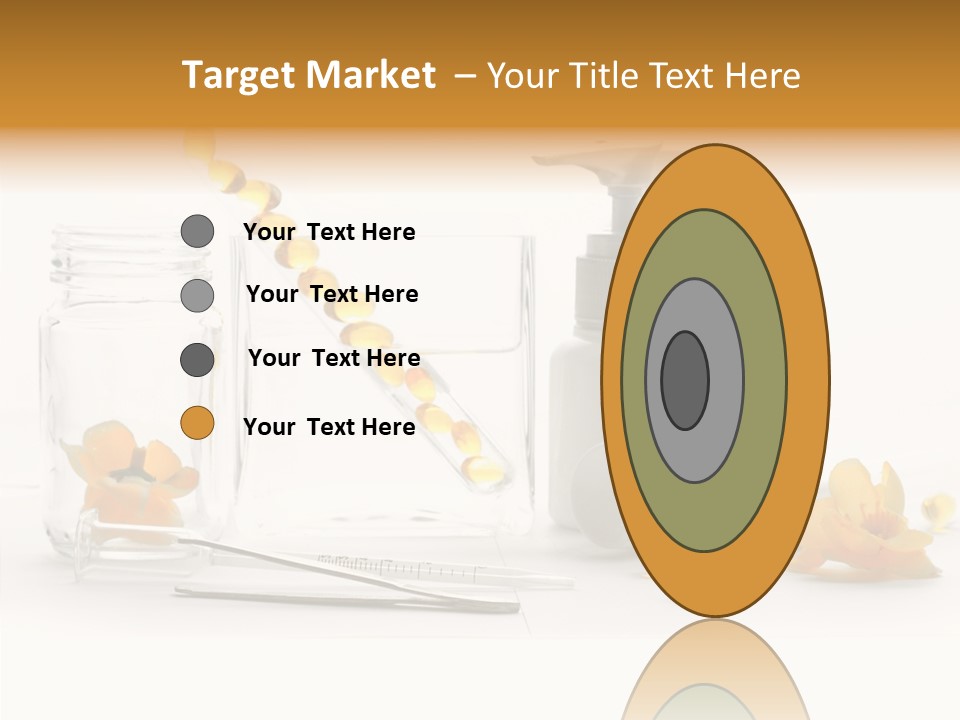 Medical Capsules Container PowerPoint Template